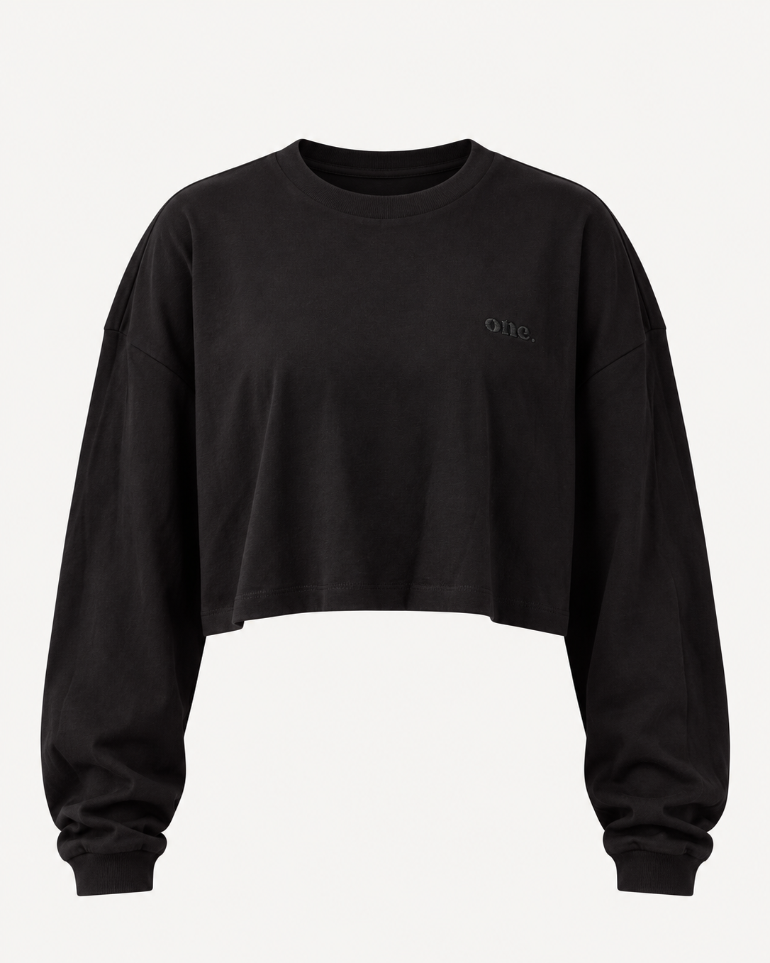 Studio Core Crop Black — חזית — תמונה ראשית