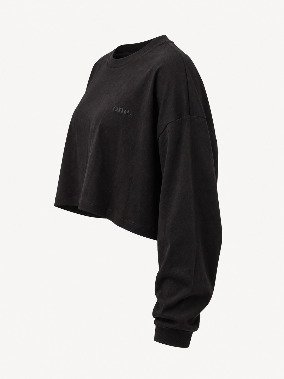Studio Core Crop Black — צד