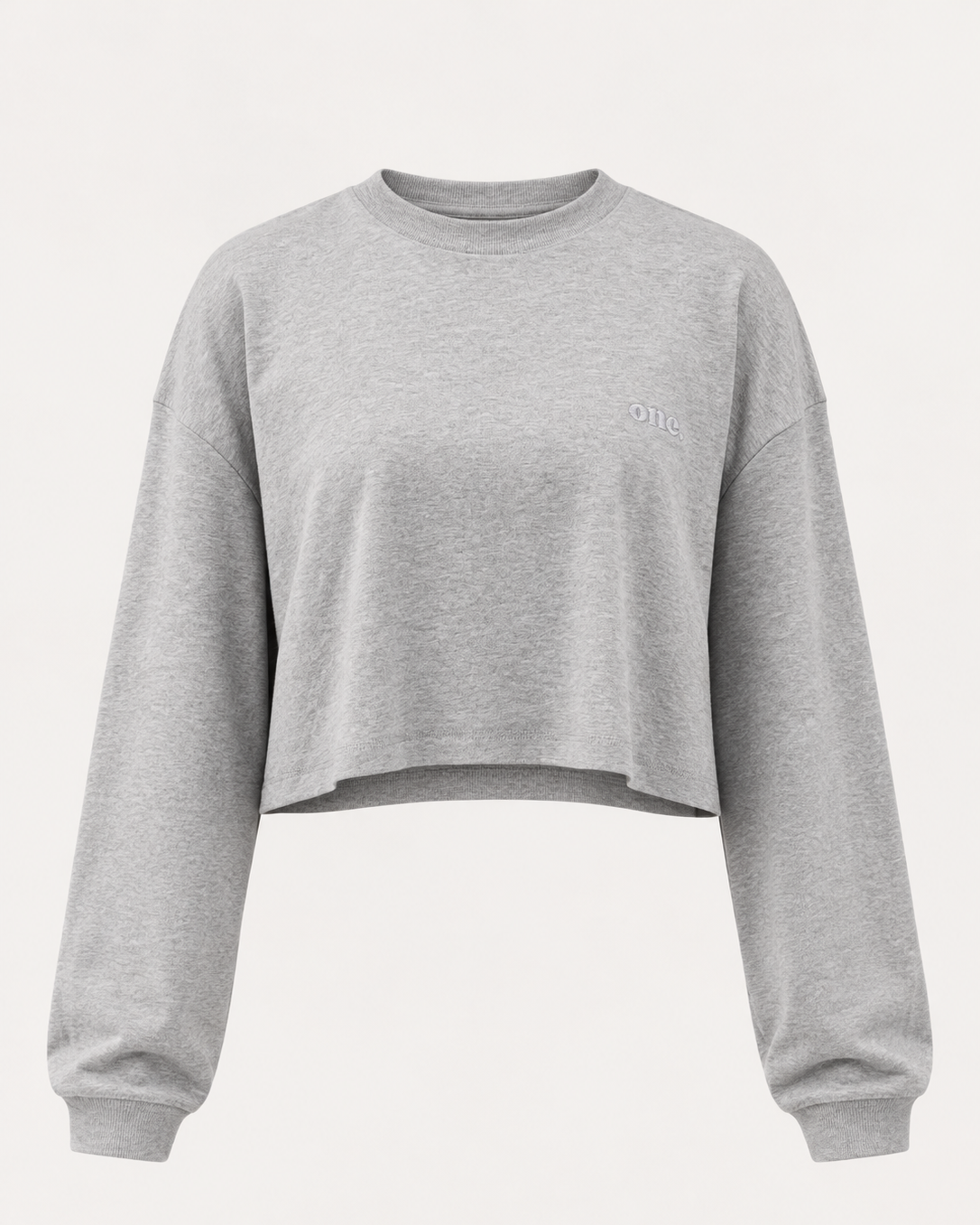 Studio Core Crop Heather Gray — חזית — תמונה ראשית