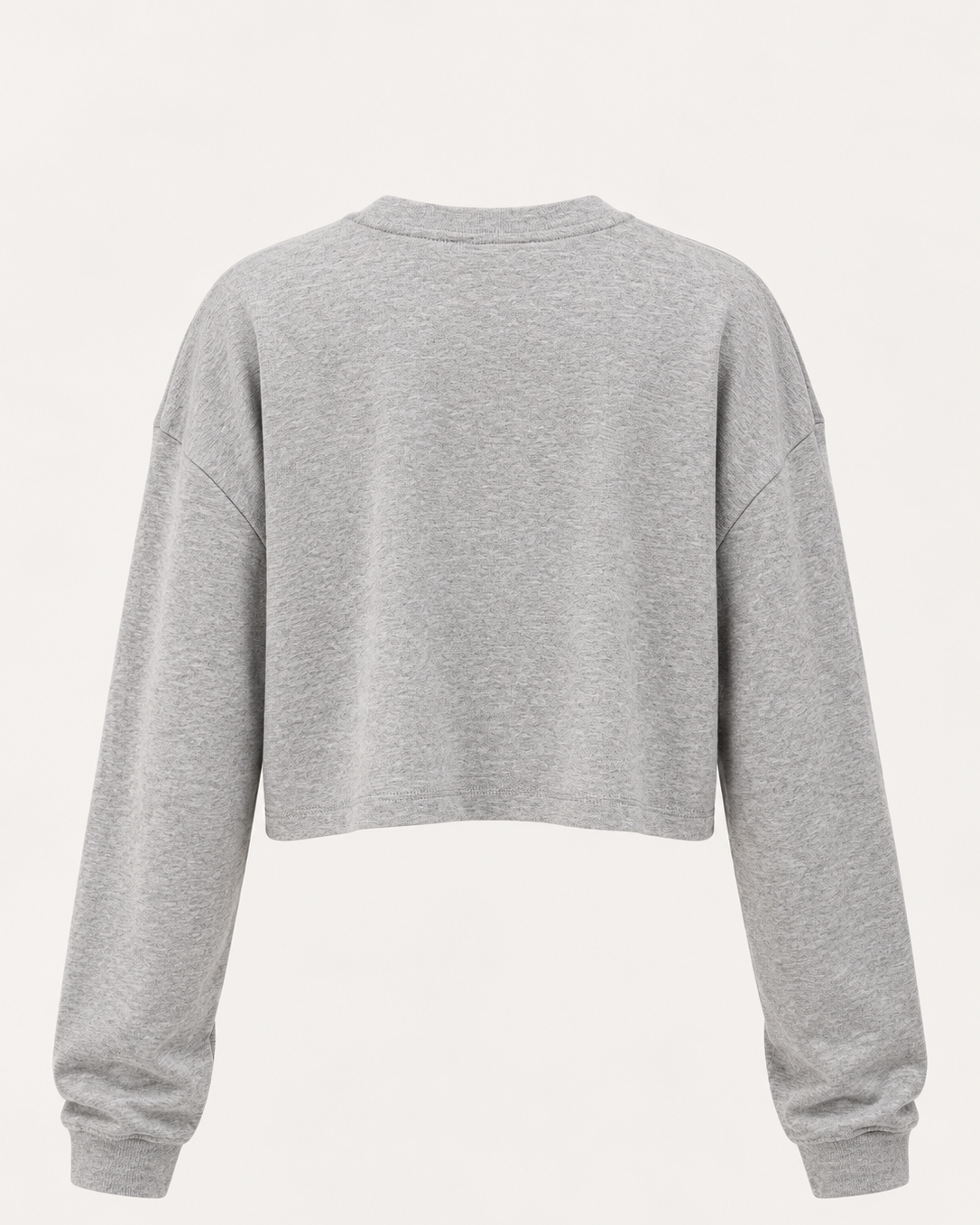 Studio Core Crop Heather Gray — גב