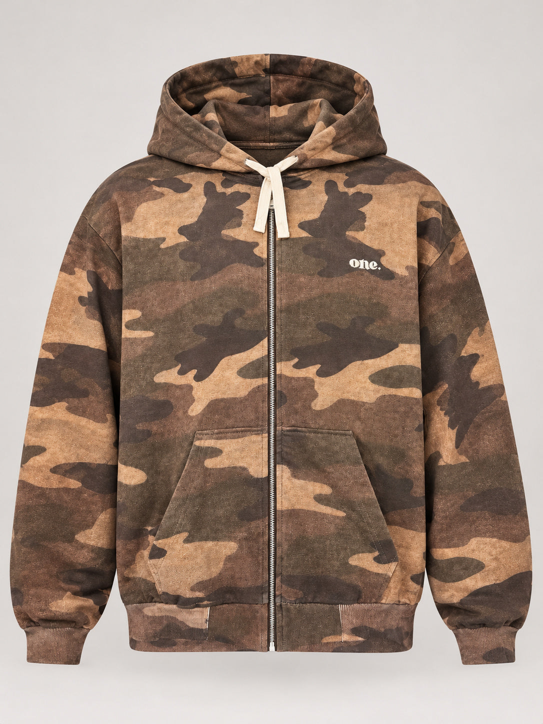 Cameo Street Zip Hoodie — front view