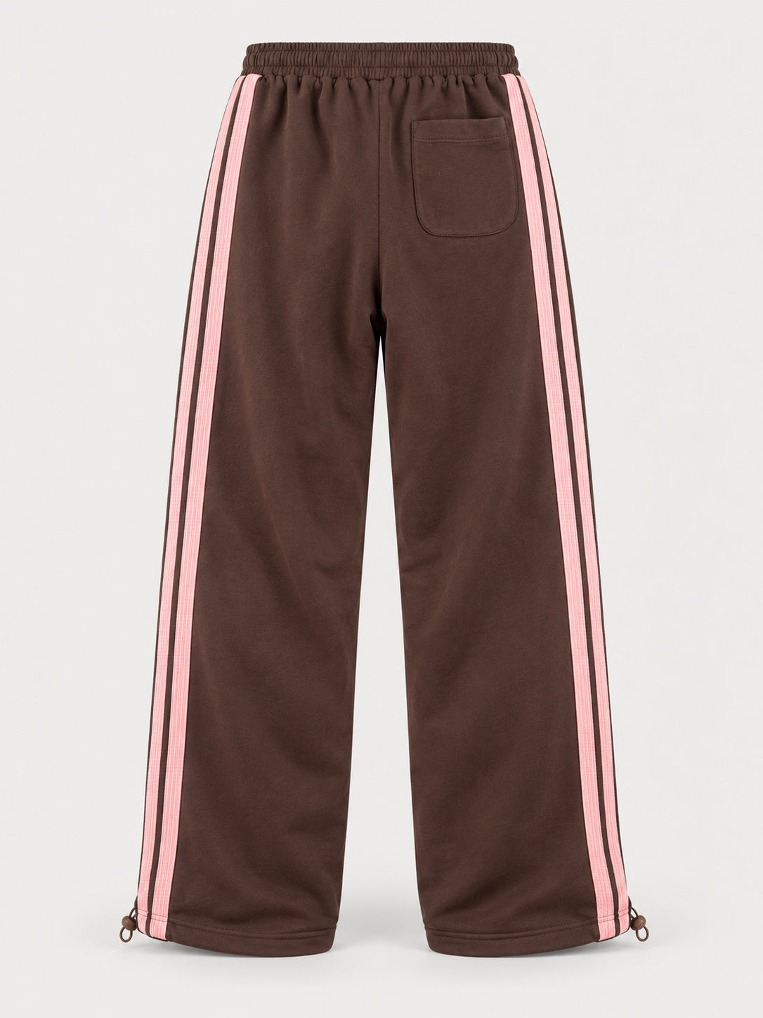 Chocolate Pink Line Jogger — back view