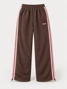 Chocolate Pink Line Jogger — front view