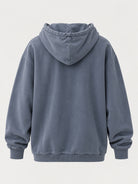 Denim Wash Hoodie — back view