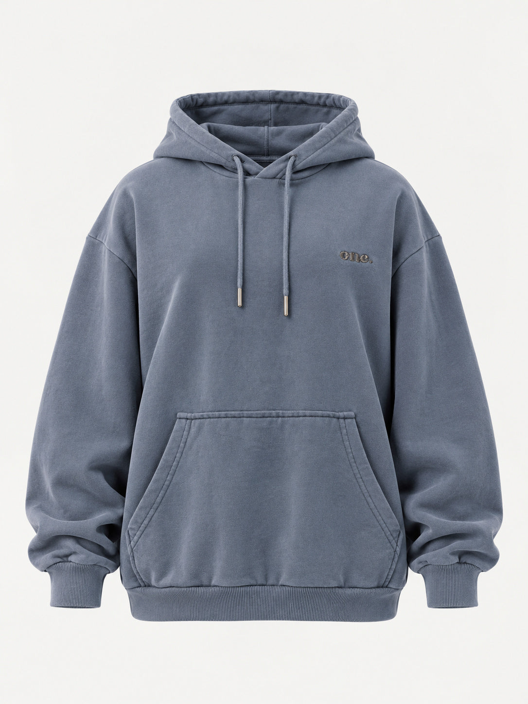 Denim Wash Hoodie — front view