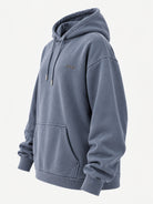 Denim Wash Hoodie — side view