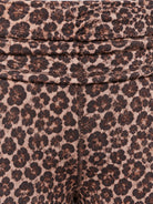 Leopard print leggings — detail view