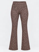 Leopard print leggings — front view