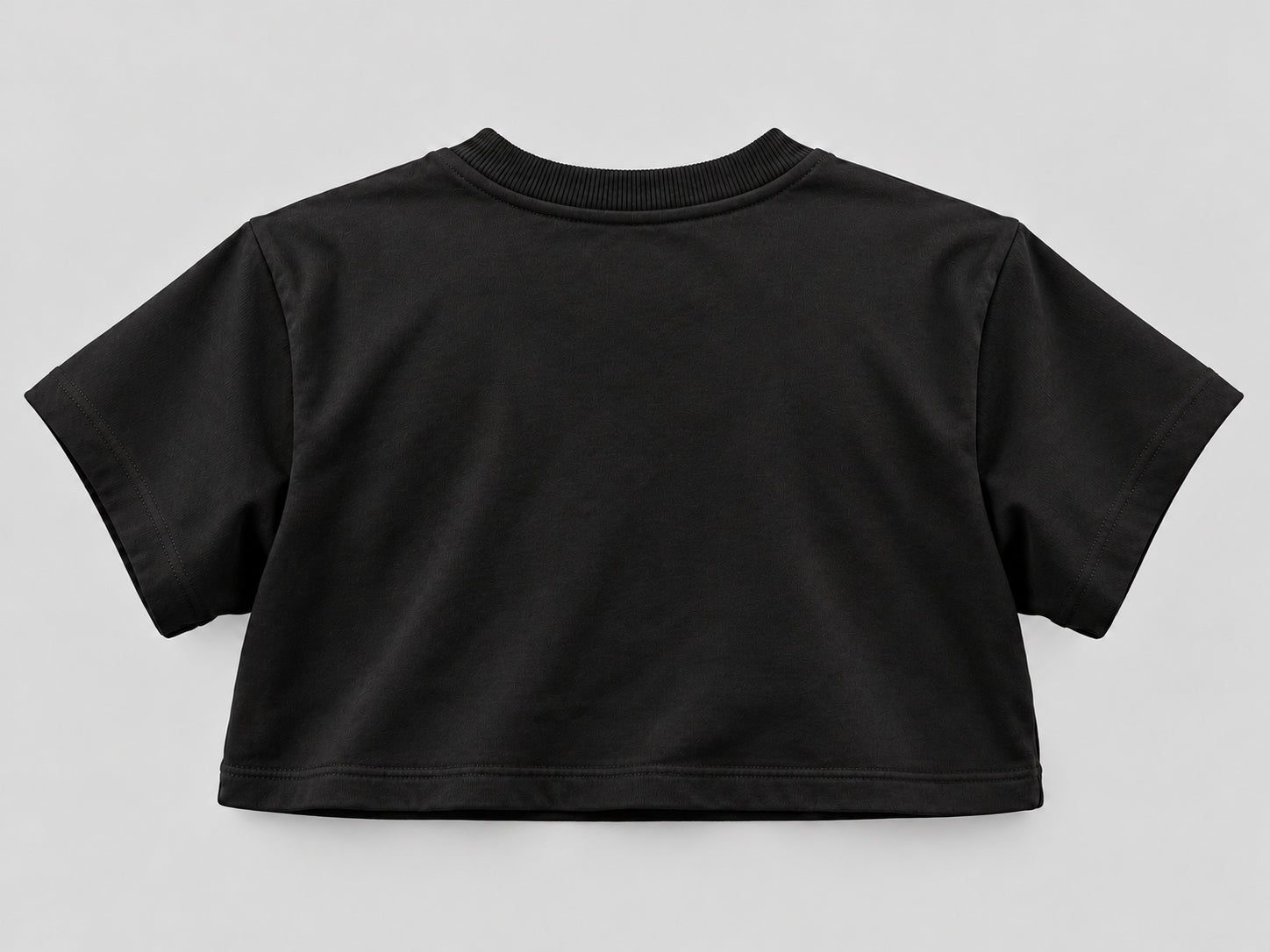 ONE Boxy Crop Black – back