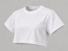 ONE Boxy Crop White – side