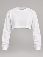 ONE Long Sleeve Crop White — front