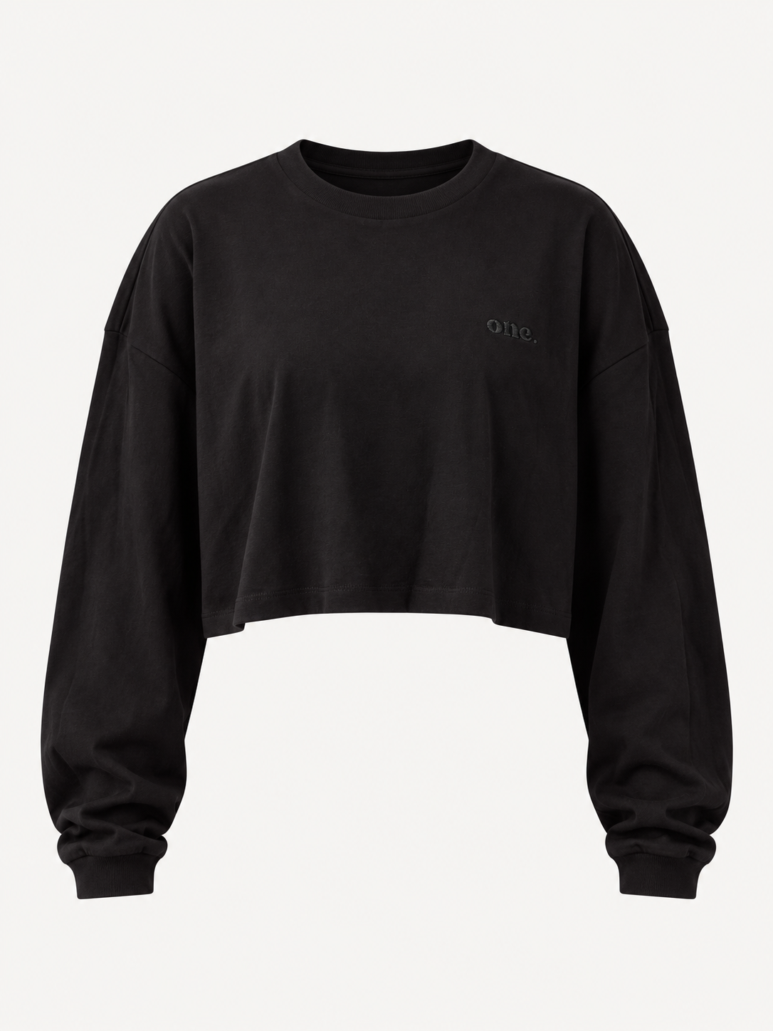 Studio Core Crop Black — חזית — תמונה ראשית