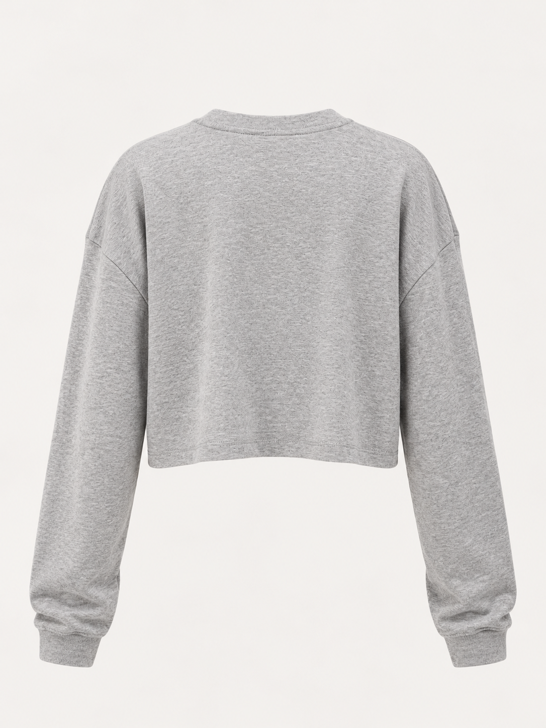 Studio Core Crop Heather Gray — גב