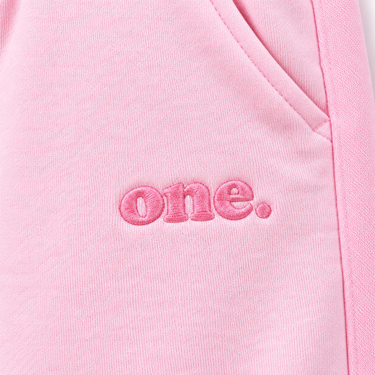 Powder Pink Jogger — detail view