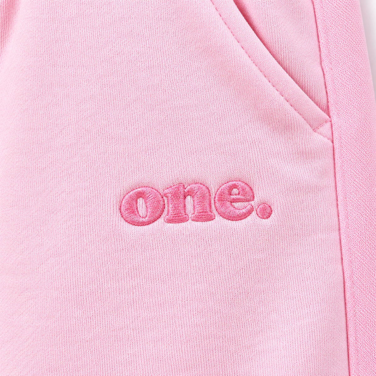 Powder Pink Jogger — detail view