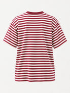 Studio Stripe Ruby Tee — back view